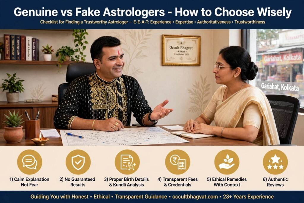 Genuine vs Fake Astrologers: 7-Point Checklist | Kolkata Reviews